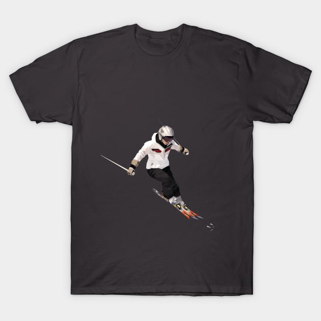 skiing T-Shirt by kira